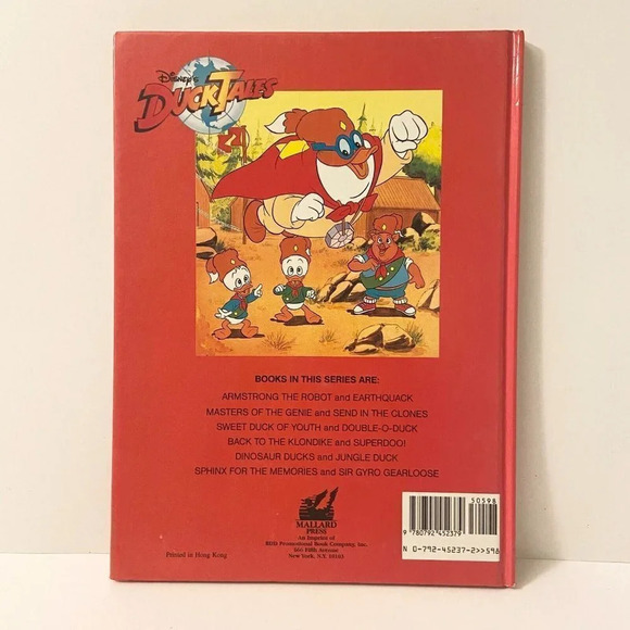 Vintage 1989 Duck Tales Back To The Klondike & Superdoo and Armstrong the  Robot - Picture 9 of 11